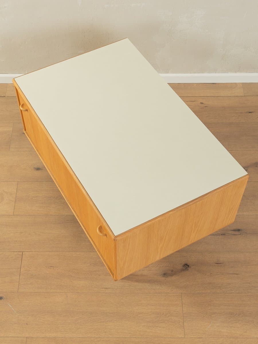 Komoda, brązowy dąb, stal biały, Niemcy, lata 80. - 285840