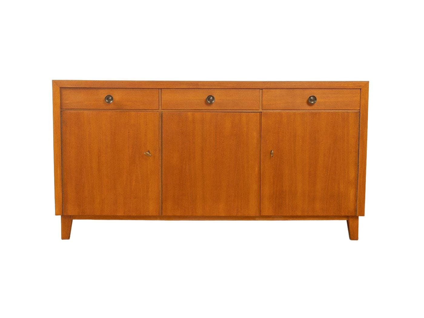 Kredens, brązowy, orzech, Niemcy, lata 50.