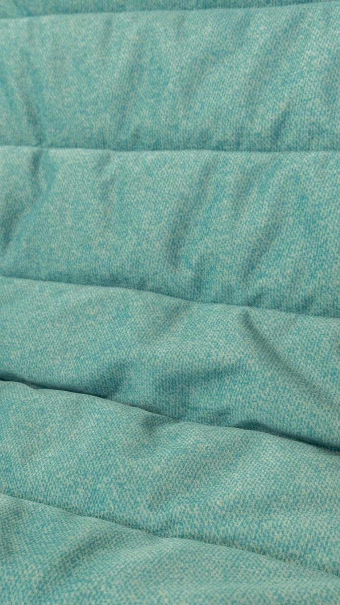 Fotel obrotowy, zielony, stal nierdzewna, tkanina, Niemcy, lata 80. - 285786