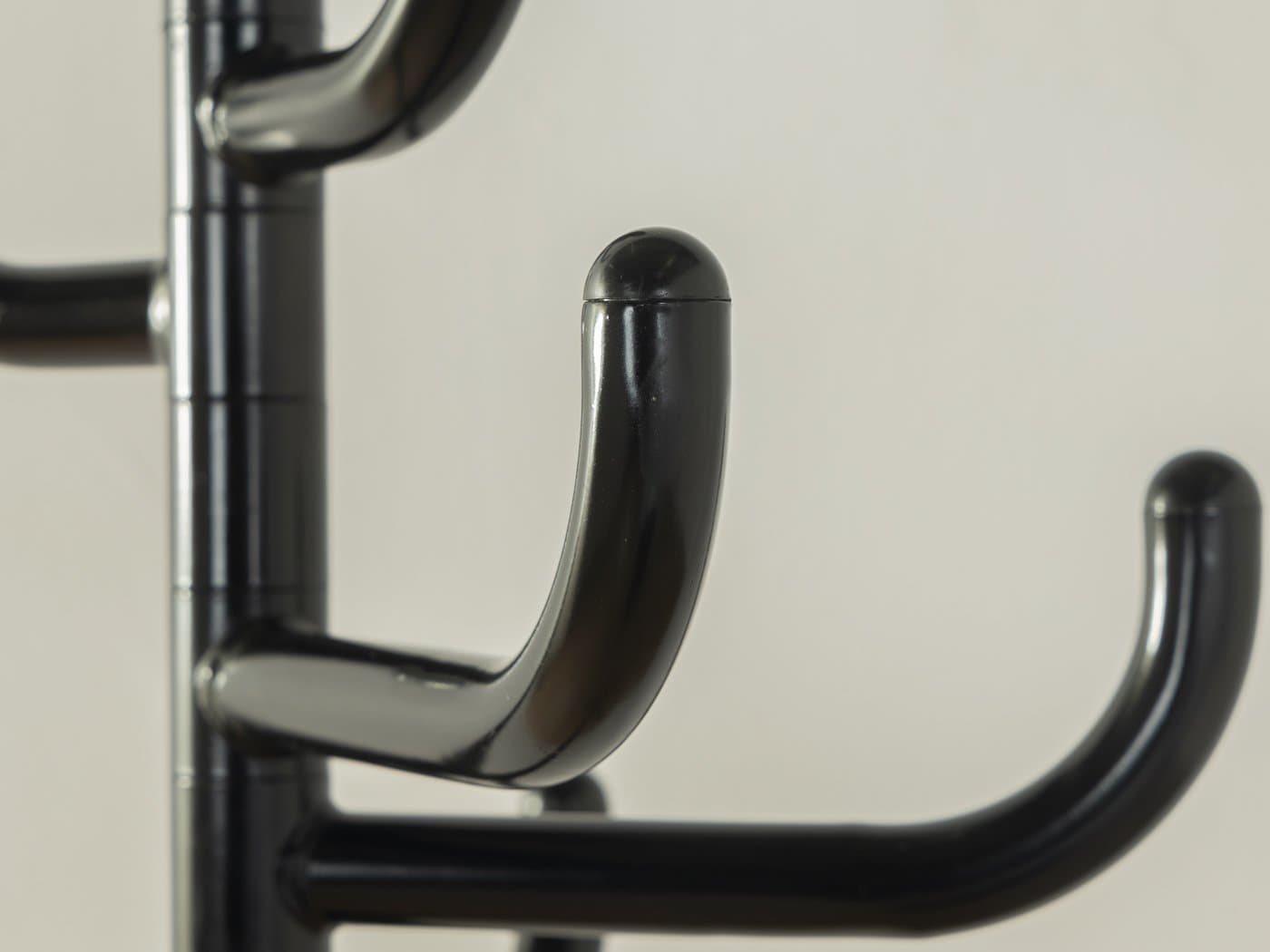 Wieszak stojący Postmodern, metal czarny, proj. R. Andersson, Ikea, Szwecja, lata 80. - 285696