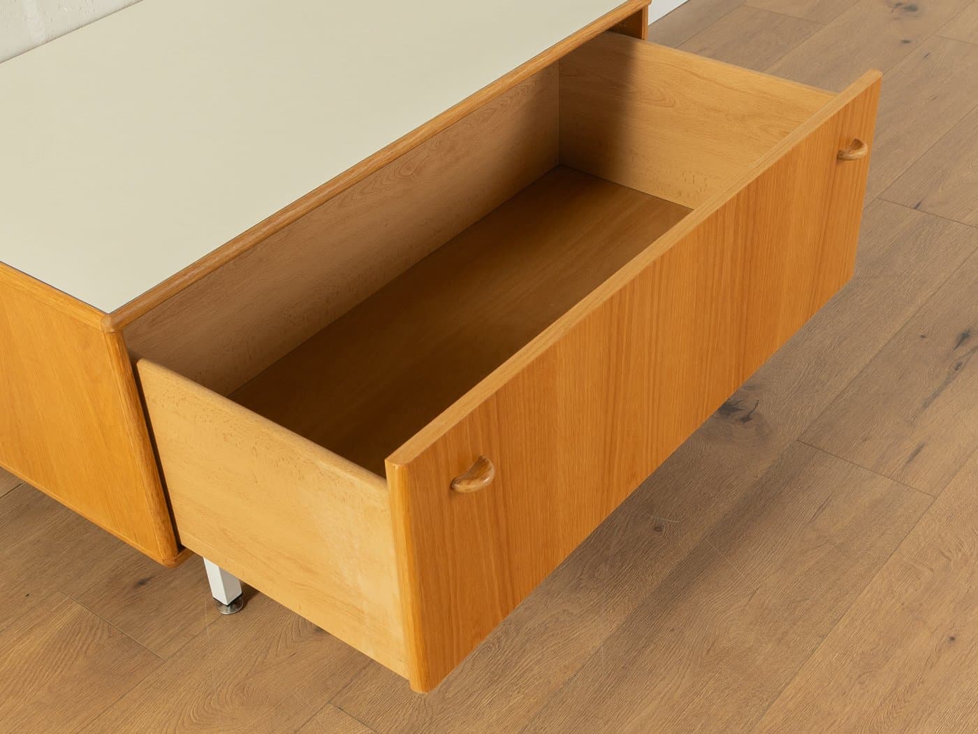 Komoda, beżowy, dąb, Niemcy, lata 80. - 285689