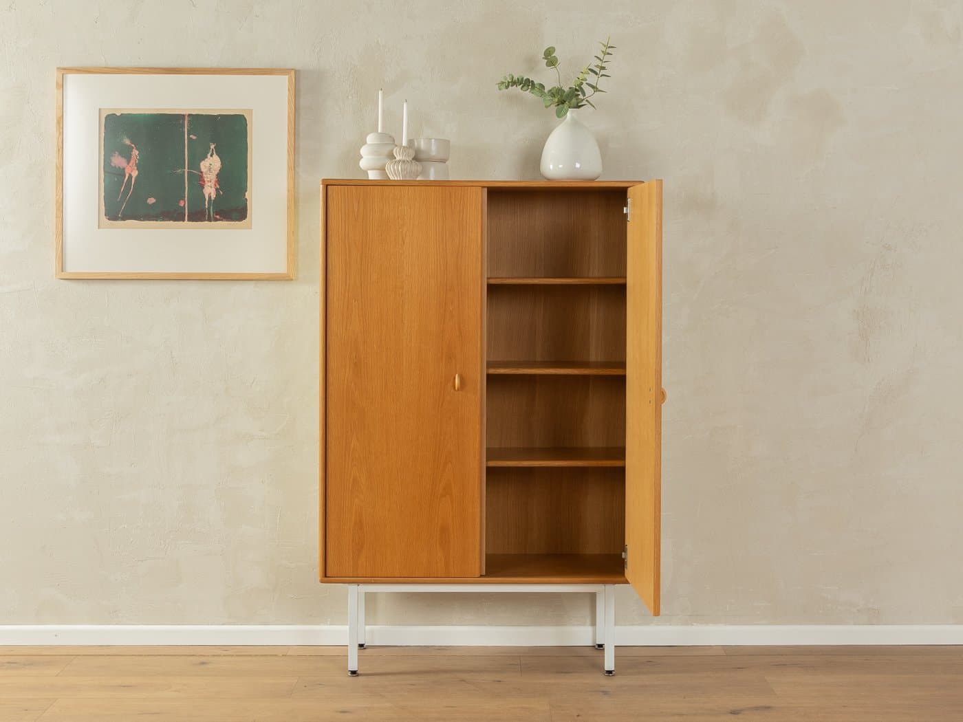 Komoda, dąb brązowy, Niemcy, lata 80. - 285680