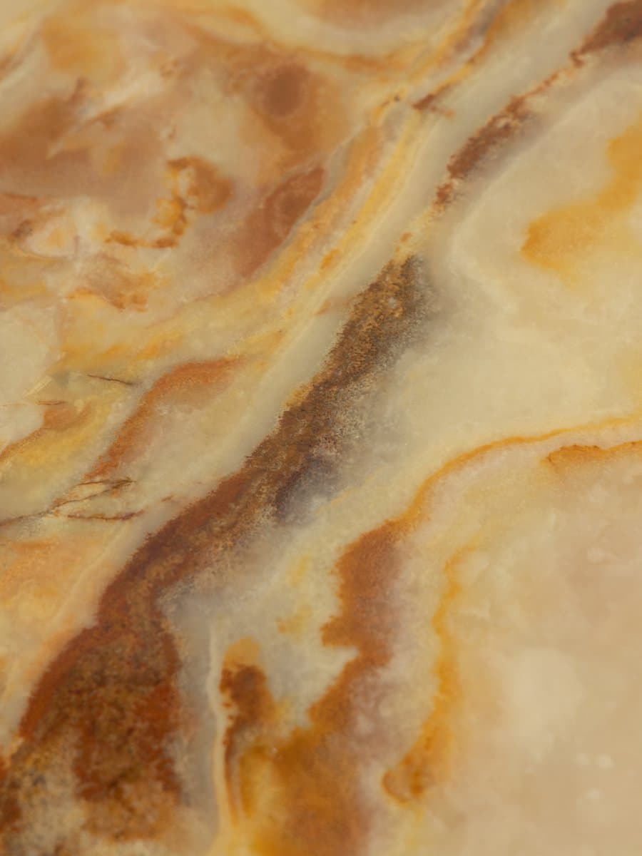 Desk, beige oak, beige onyx, Germany, 1960s - 285627