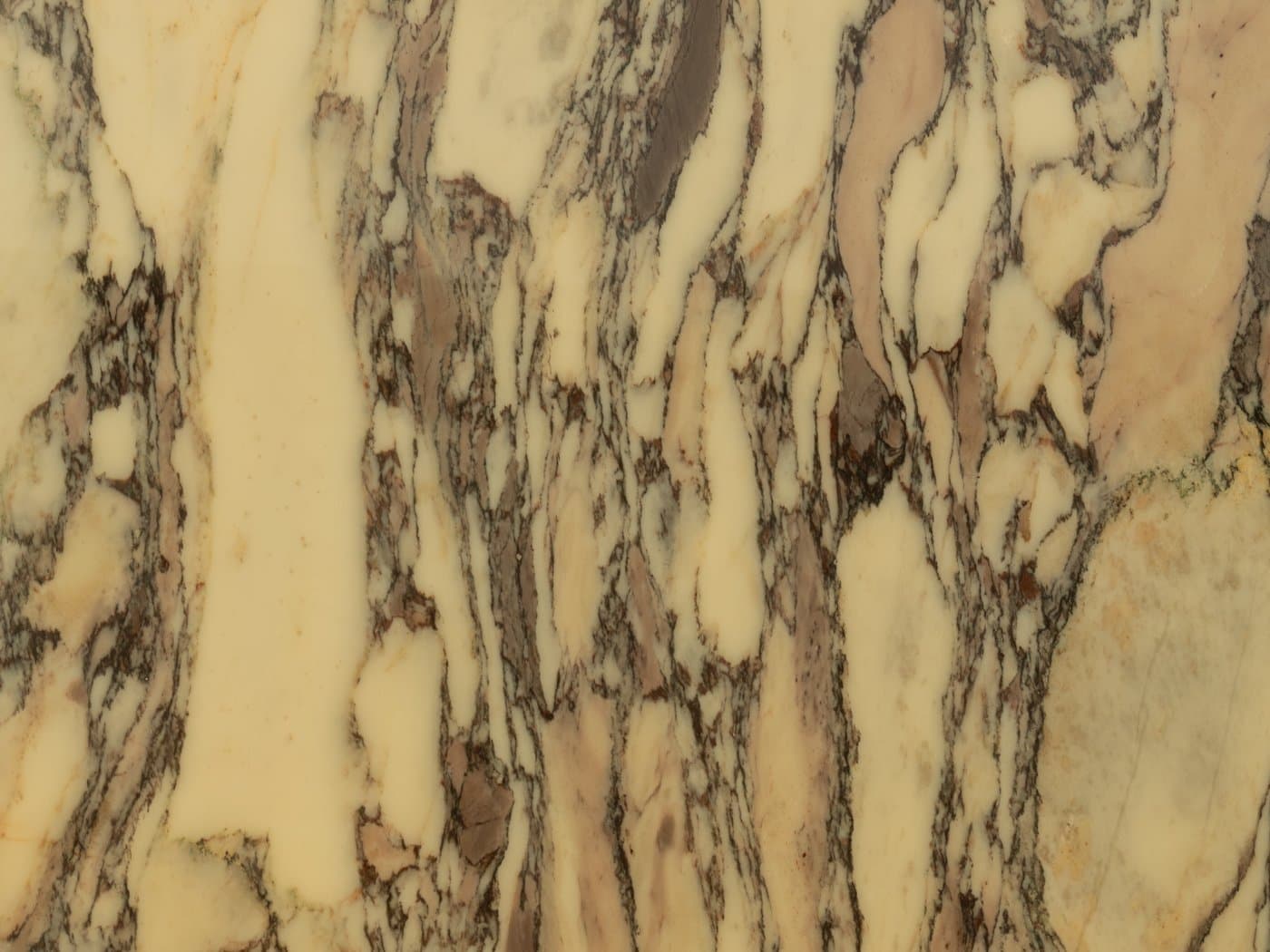 Desk, beige marble, black steel, Germany, 1960s. - 285609