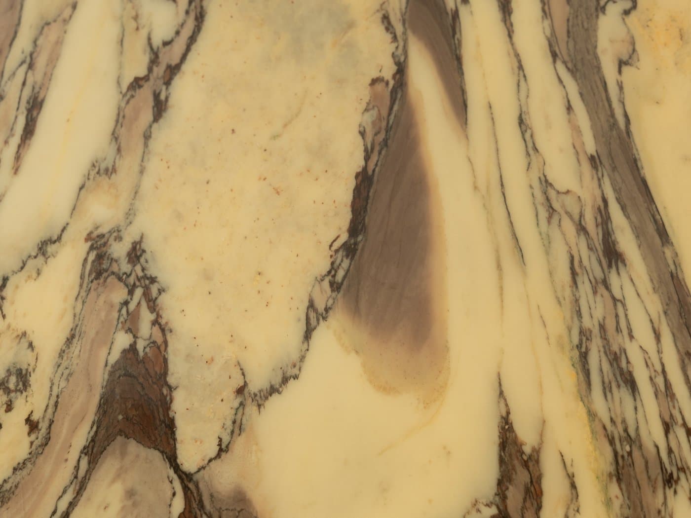 Desk, beige marble, black steel, Germany, 1960s. - 285608