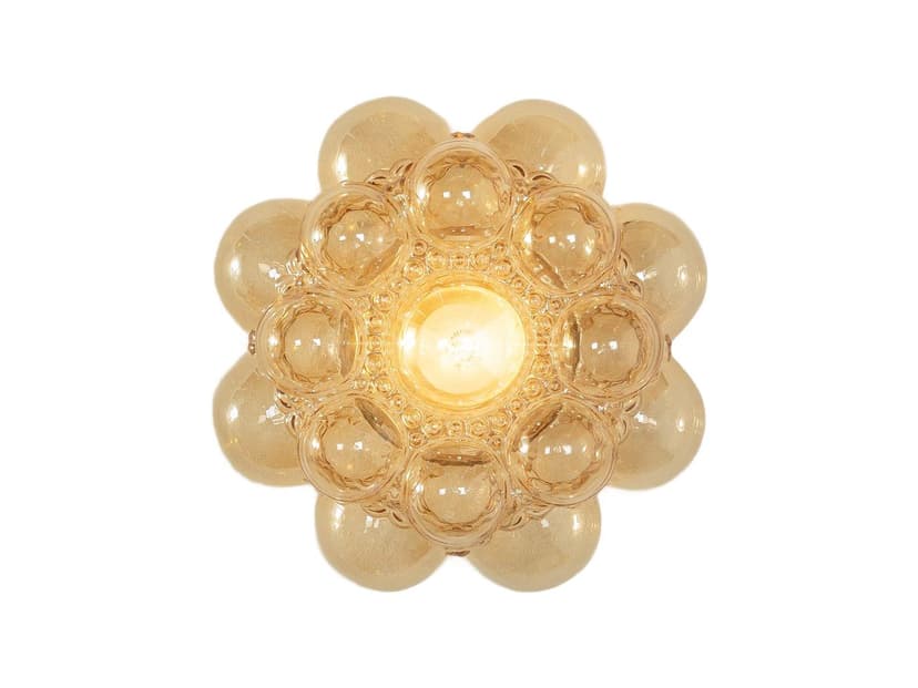 Kinkiet, szkło transparentne, proj. H. Tynell, Limburg, Niemcy, lata 60.