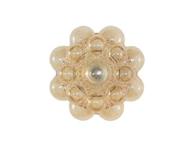 Kinkiet, szkło złote, proj. H. Tynell, Limburg, Niemcy, lata 60. - WYMIARY