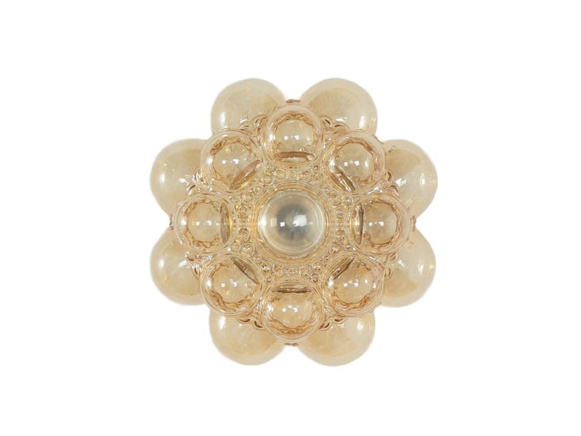 Kinkiet, szkło złote, proj. H. Tynell, Limburg, Niemcy, lata 60.