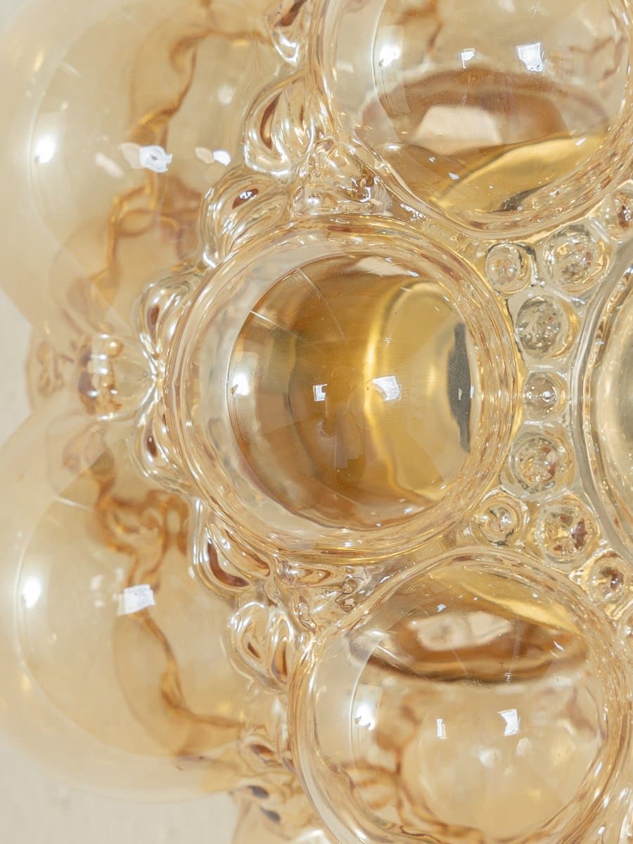 Kinkiet, szkło złote, proj. H. Tynell, Limburg, Niemcy, lata 60. - 285561