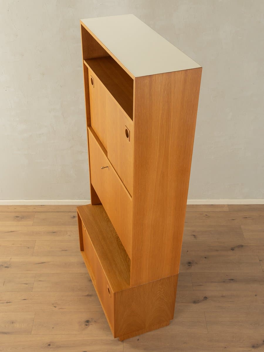 Barek, Oldenburger Möbelwerkstätten, dąb brązowy, Niemcy, lata 50. - 285494