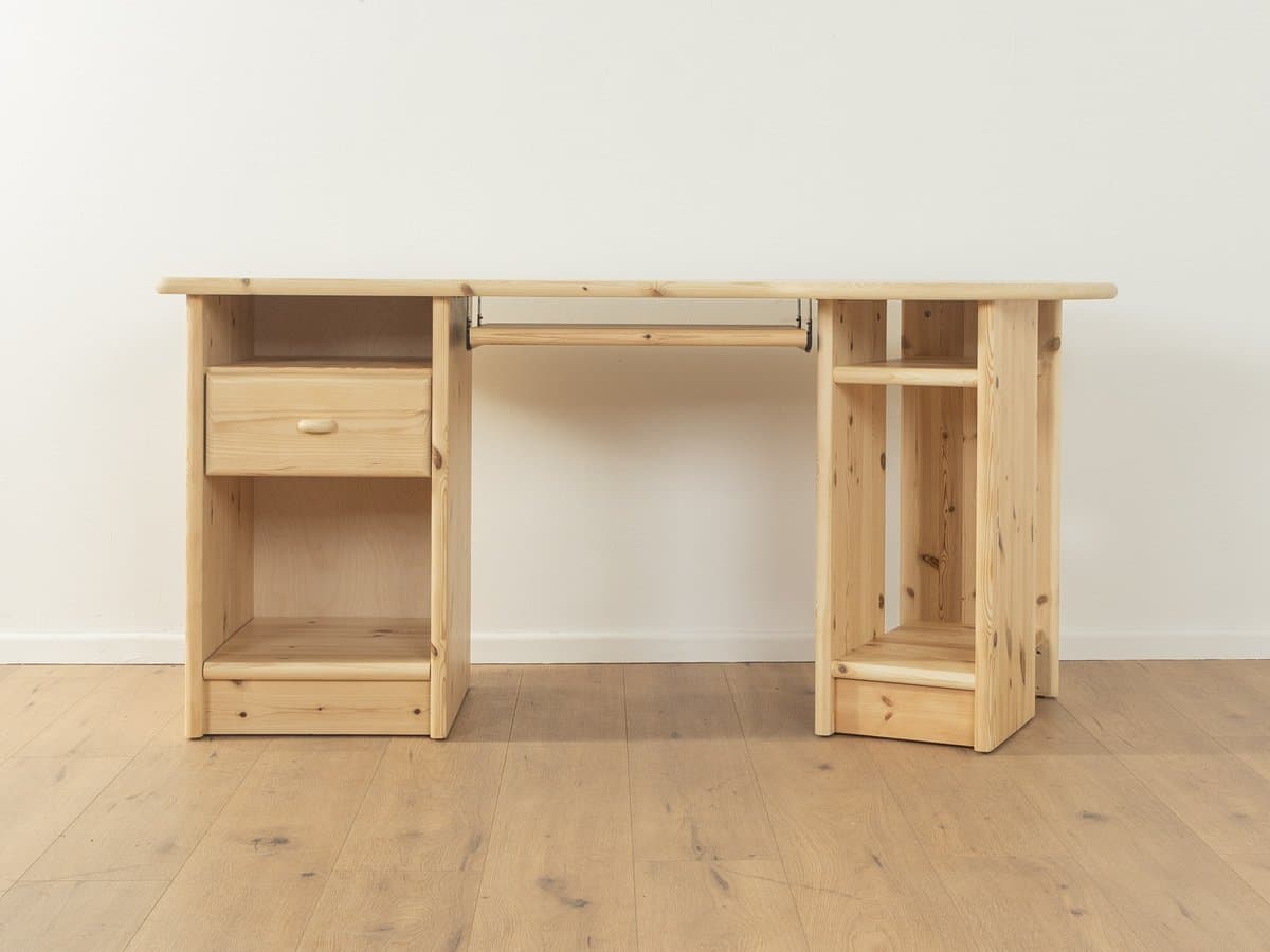 Desk, beige pine, Germany, 1980s - 285453