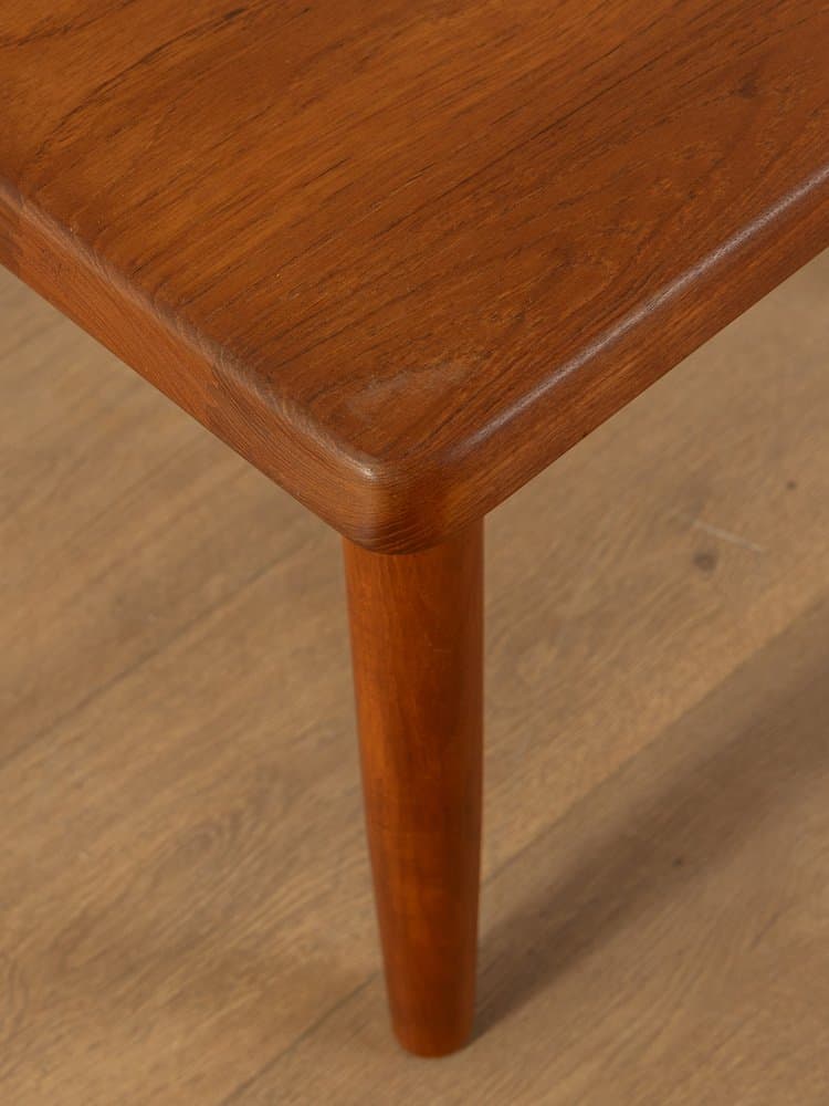 Stolik kawowy, teak brązowy, proj. N. Bach, Dania, lata 60. - 285438