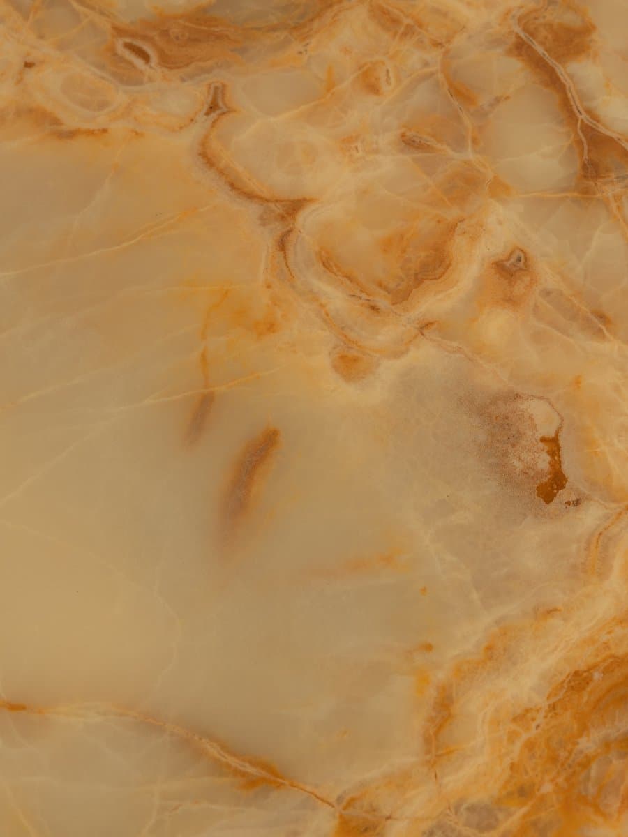 Stolik kawowy Onyx, marmur beżowy, stal nierdzewna, lata 60. - 285396