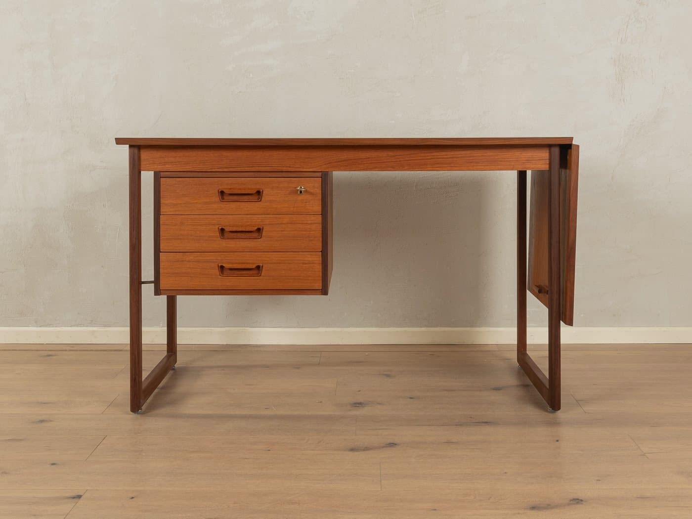 Desk, brown teak, Denmark, 1960s - 285375