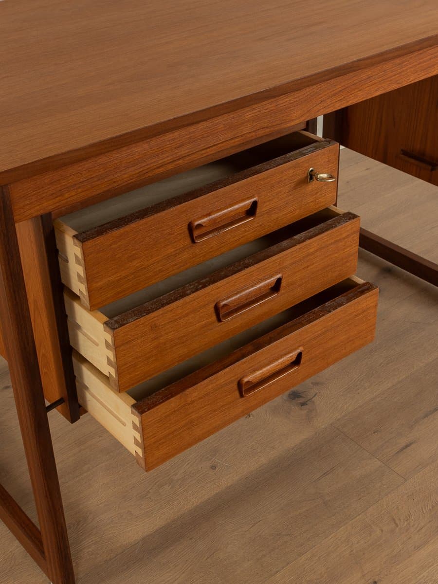 Desk, brown teak, Denmark, 1960s - 285367
