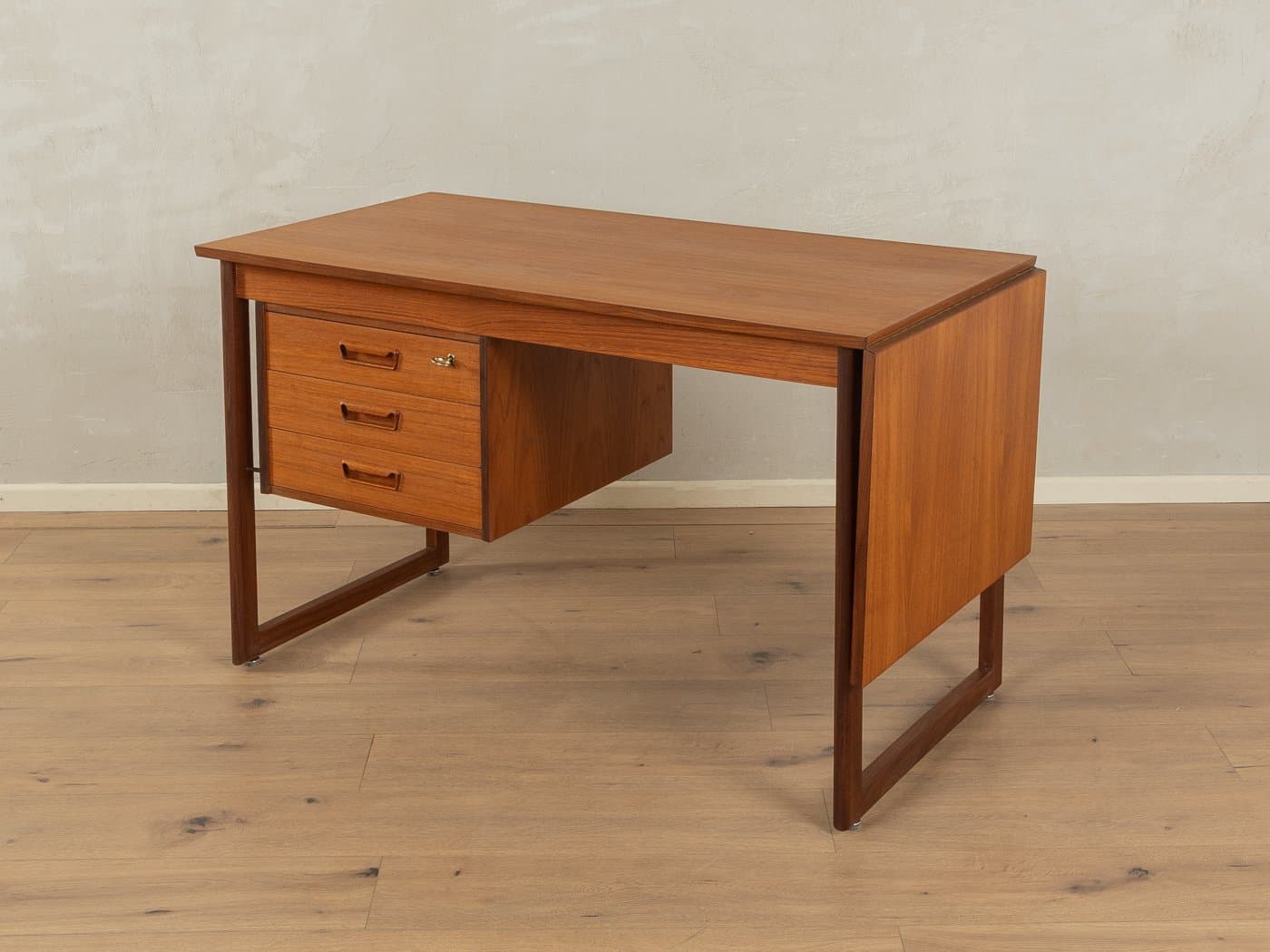 Desk, brown teak, Denmark, 1960s - 285368