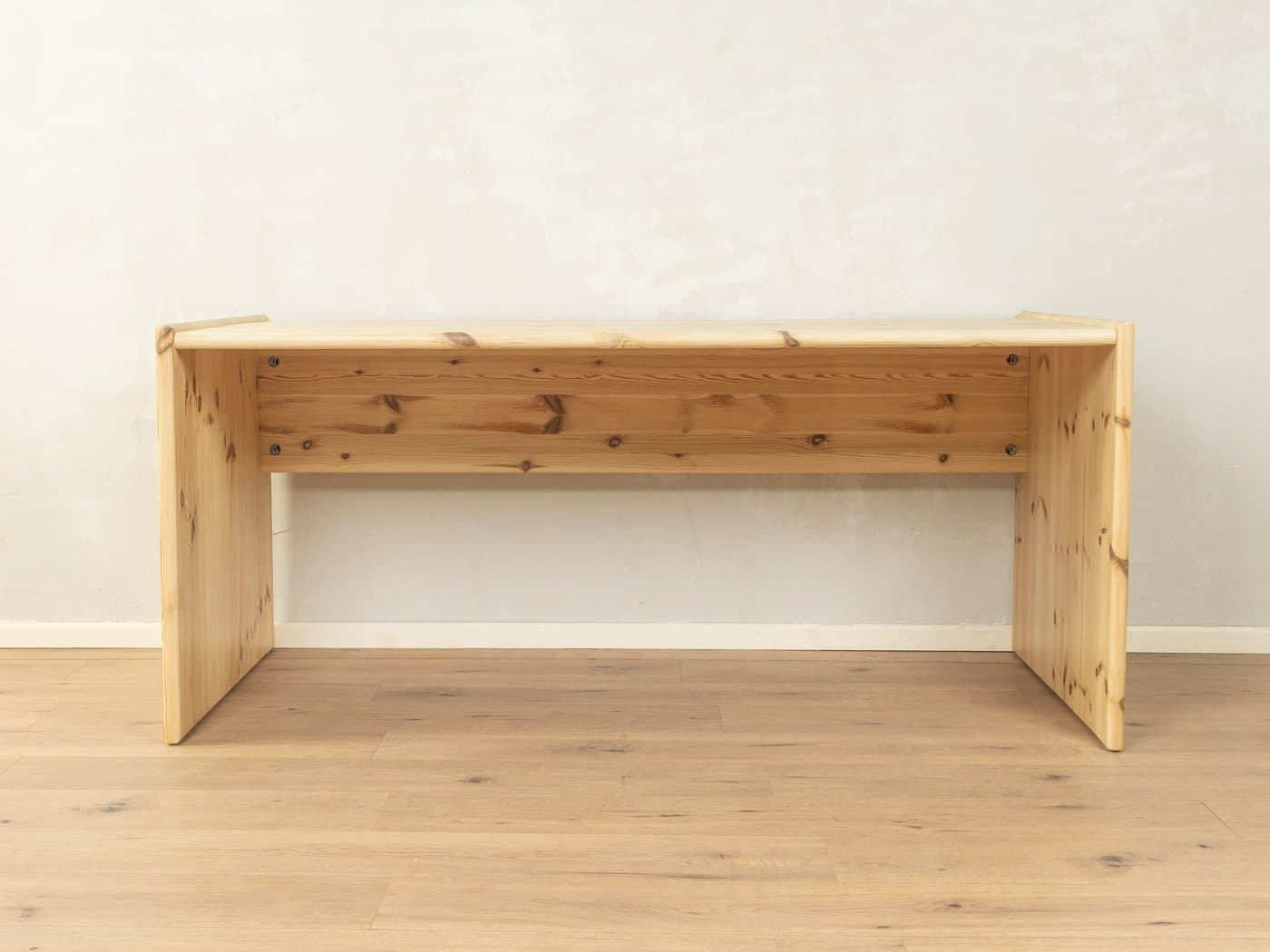 Desk, brown pine, Germany, 1980s. - 285348