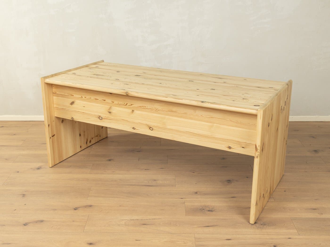 Desk, brown pine, Germany, 1980s. - 285349