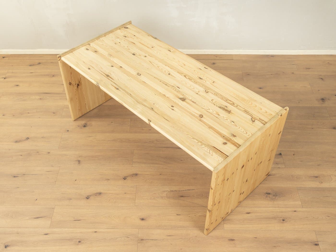 Desk, brown pine, Germany, 1980s. - 285352