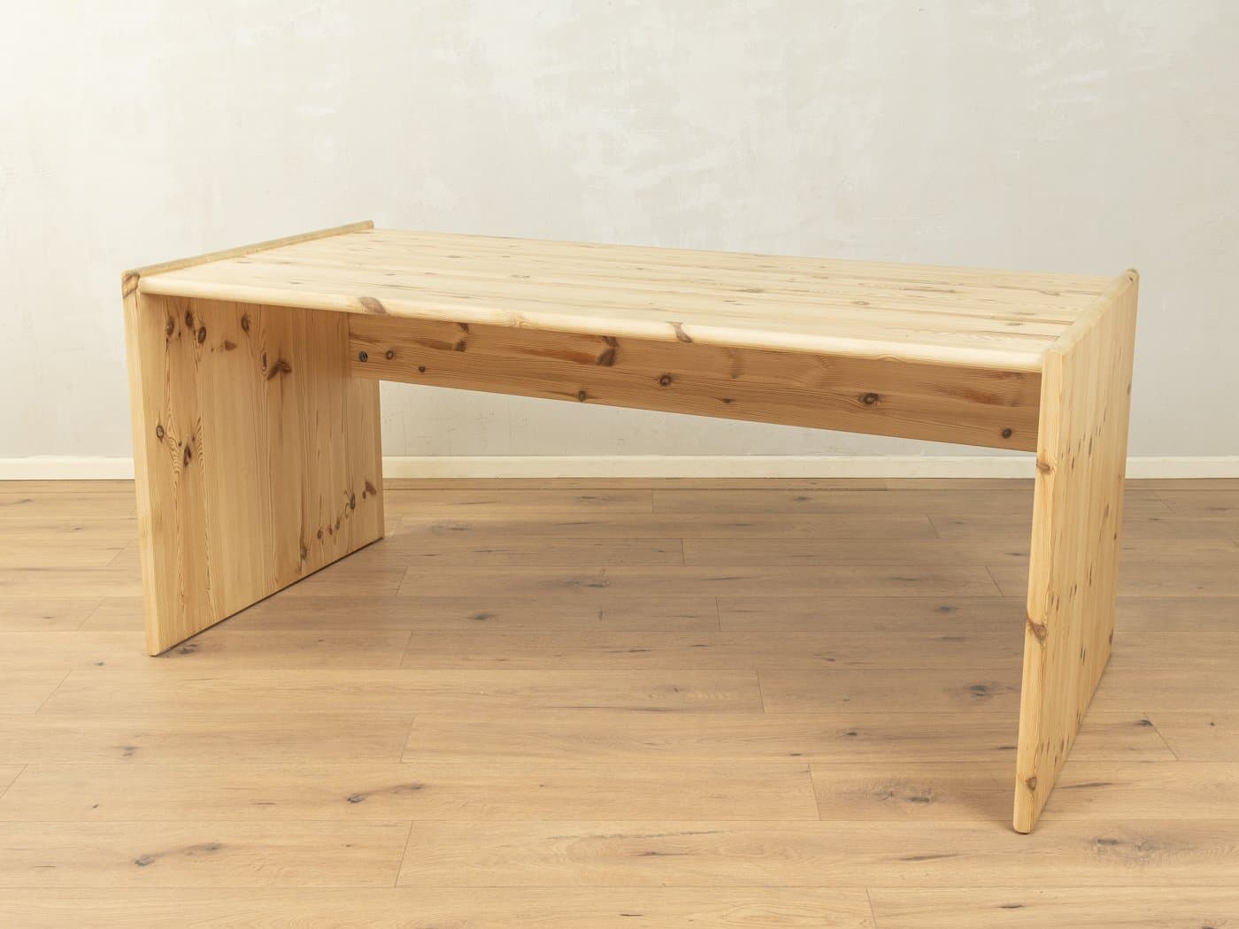 Desk, brown pine, Germany, 1980s. - 285354