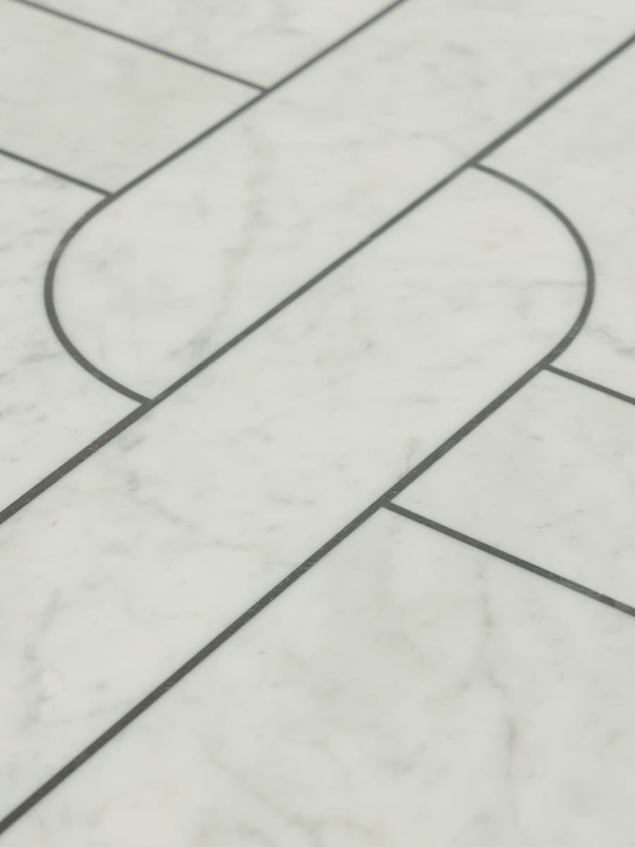 Stolik kawowy, marmur szary, Niemcy, lata 80. - 285292