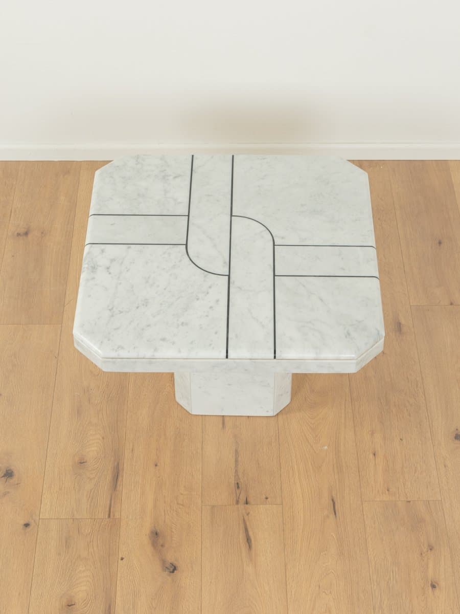 Stolik kawowy, marmur szary, Niemcy, lata 80. - 285291