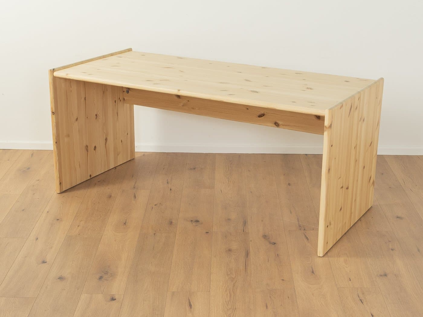 Desk, brown pine, Germany, 1980s. - 285287