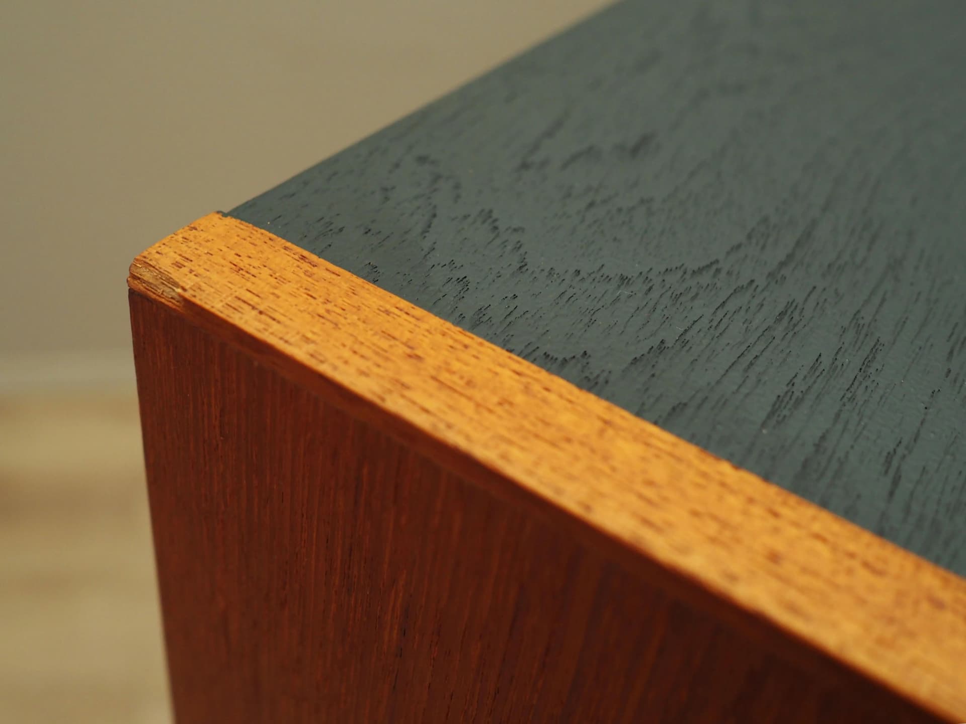 Biblioteczka, mid-century modern, teak pomarańczowy, Dania, lata 70. - 21158