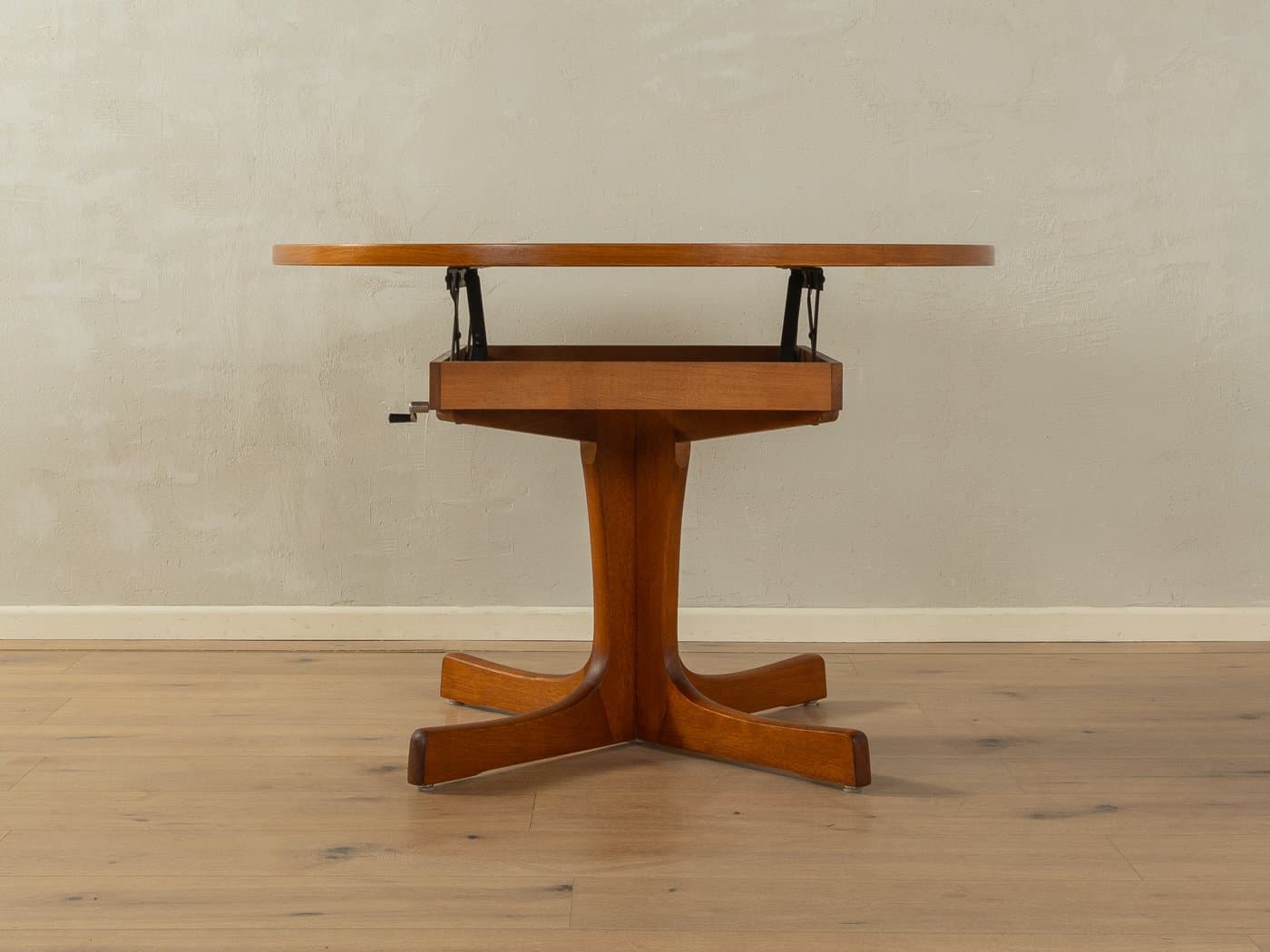 Stół jadalniany, brązowy, buk, teak, Dania, lata 60. - 285091