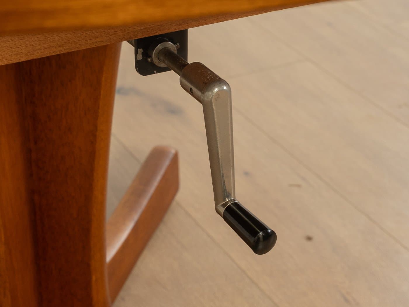 Stół jadalniany, brązowy, buk, teak, Dania, lata 60. - 285083