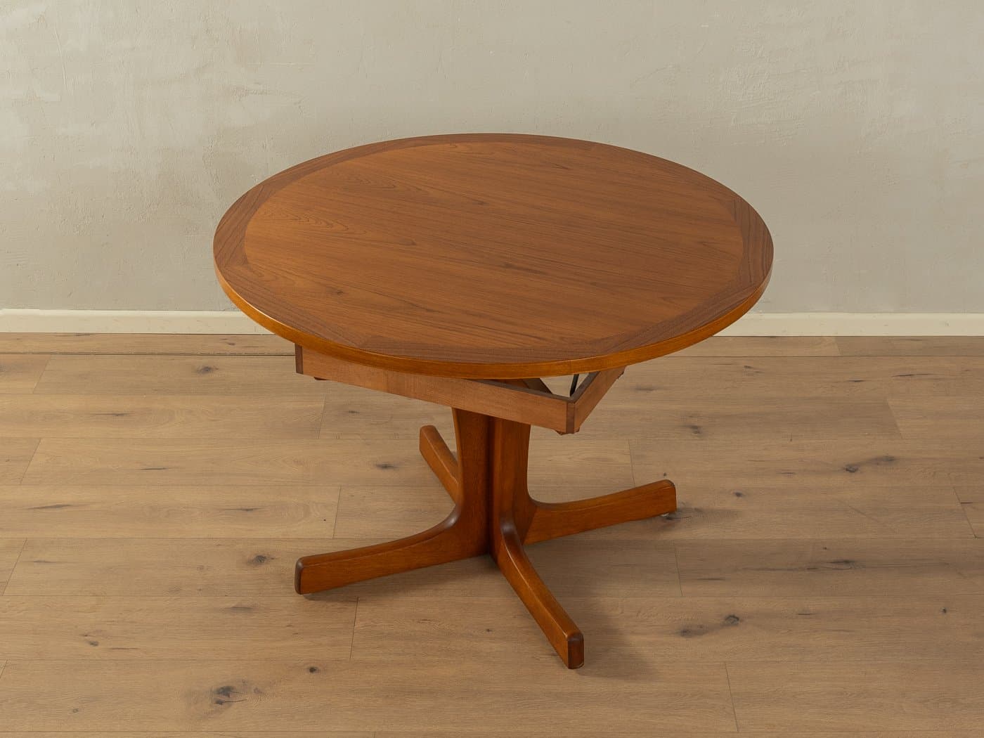 Stół jadalniany, brązowy, buk, teak, Dania, lata 60. - 285089