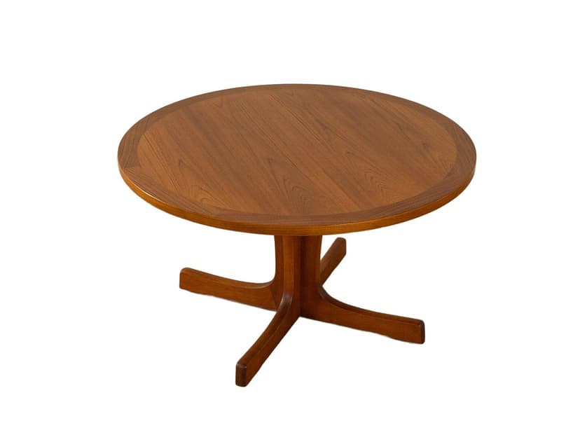 Stół jadalniany, brązowy, buk, teak, Dania, lata 60.