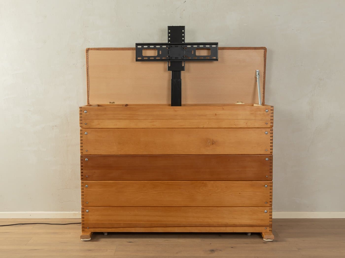 Komoda, brązowy, buk, Niemcy, lata 60. - 285068