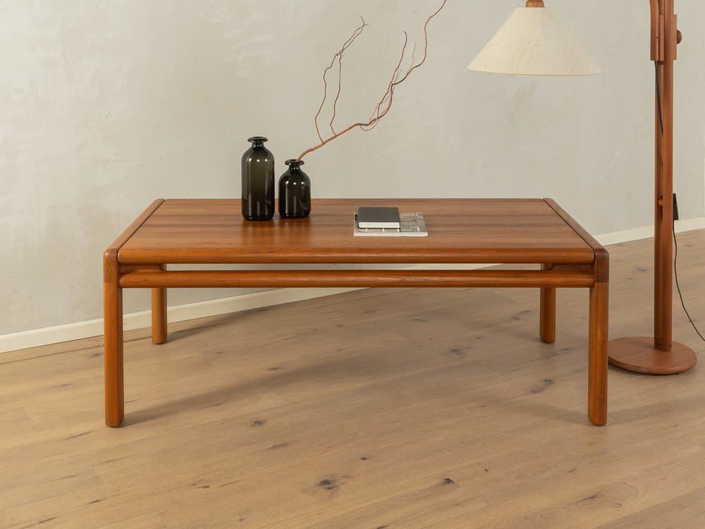 Coffee table, brown teak, Denmark, 1960s. - 284979