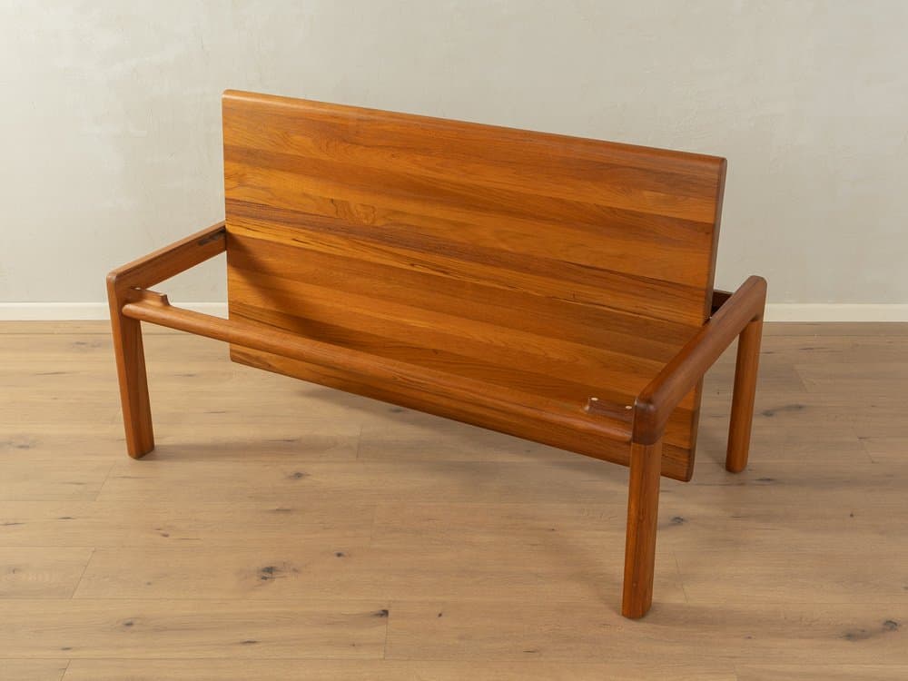 Coffee table, brown teak, Denmark, 1960s. - 284981