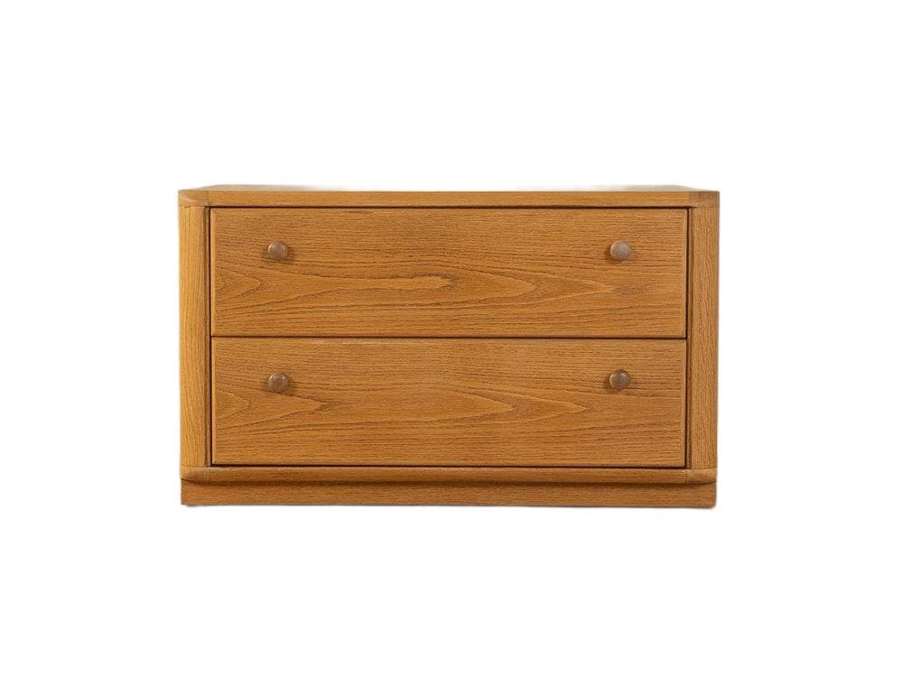 Komoda, brązowy dąb, Niemcy, lata 80.