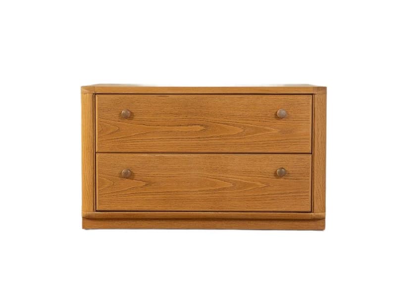 Komoda, brązowy dąb, Niemcy, lata 80.