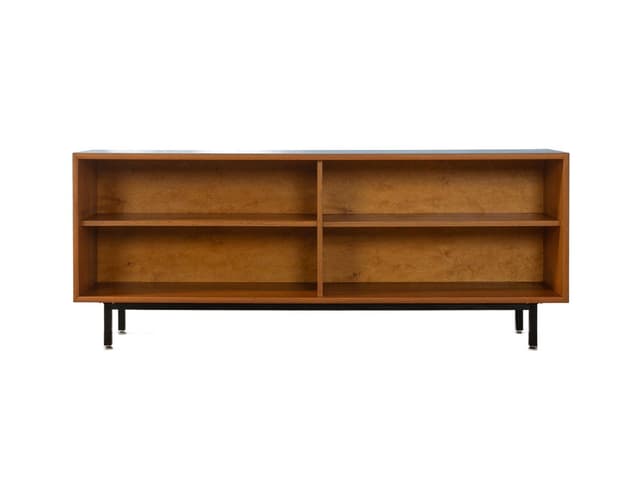 Kredens, teak brązowy, Niemcy, lata 60. - WYMIARY