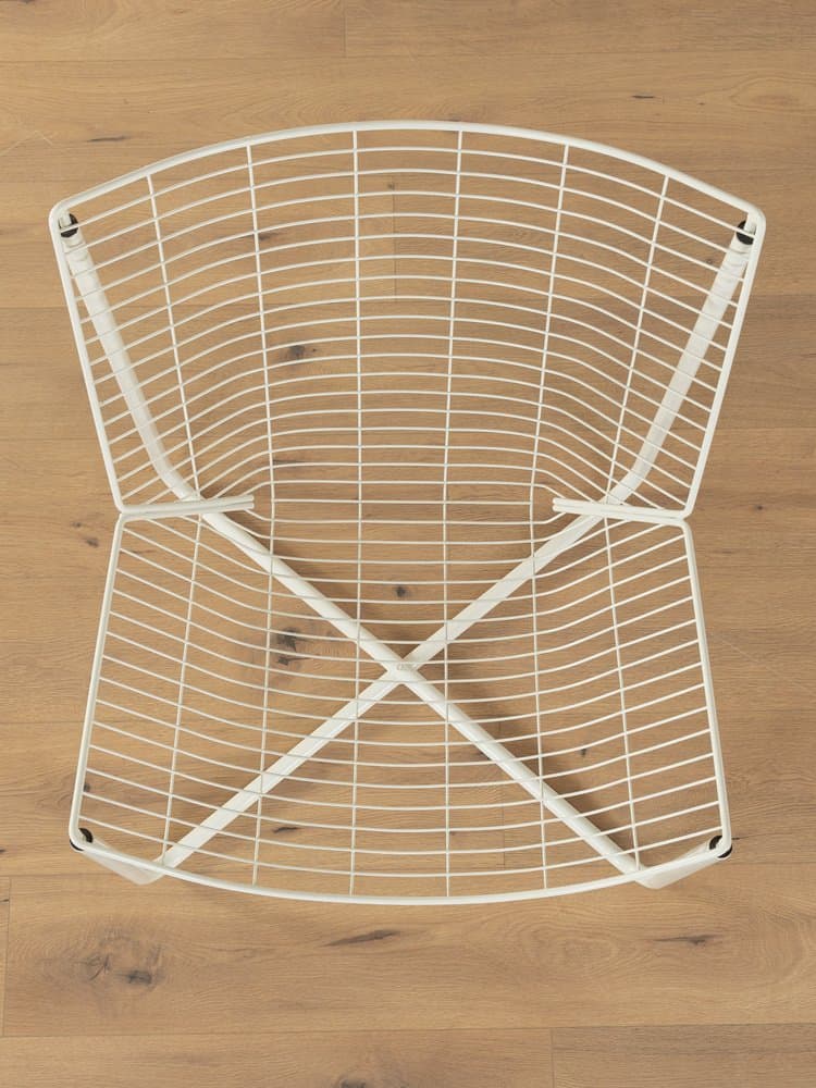 Fotel Järpen, metal biały, proj. N. Gammelgaard, Ikea, Szwecja, lata 80. - 284905