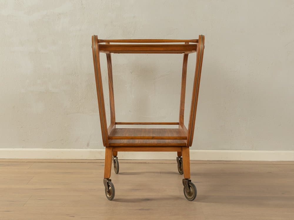 Barek na kółkach, brązowy, drewno, Niemcy, lata 50. - 284844