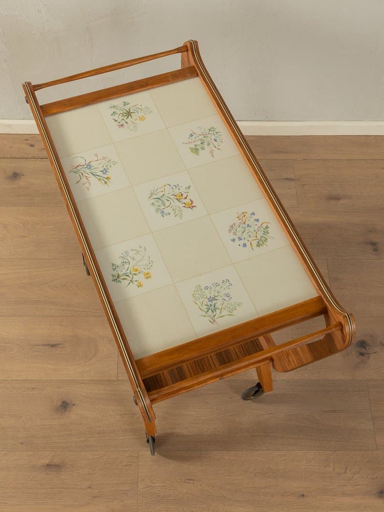 Barek na kółkach, brązowy, drewno, Niemcy, lata 50. - 284842