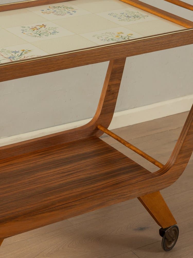 Barek na kółkach, brązowy, drewno, Niemcy, lata 50. - 284846