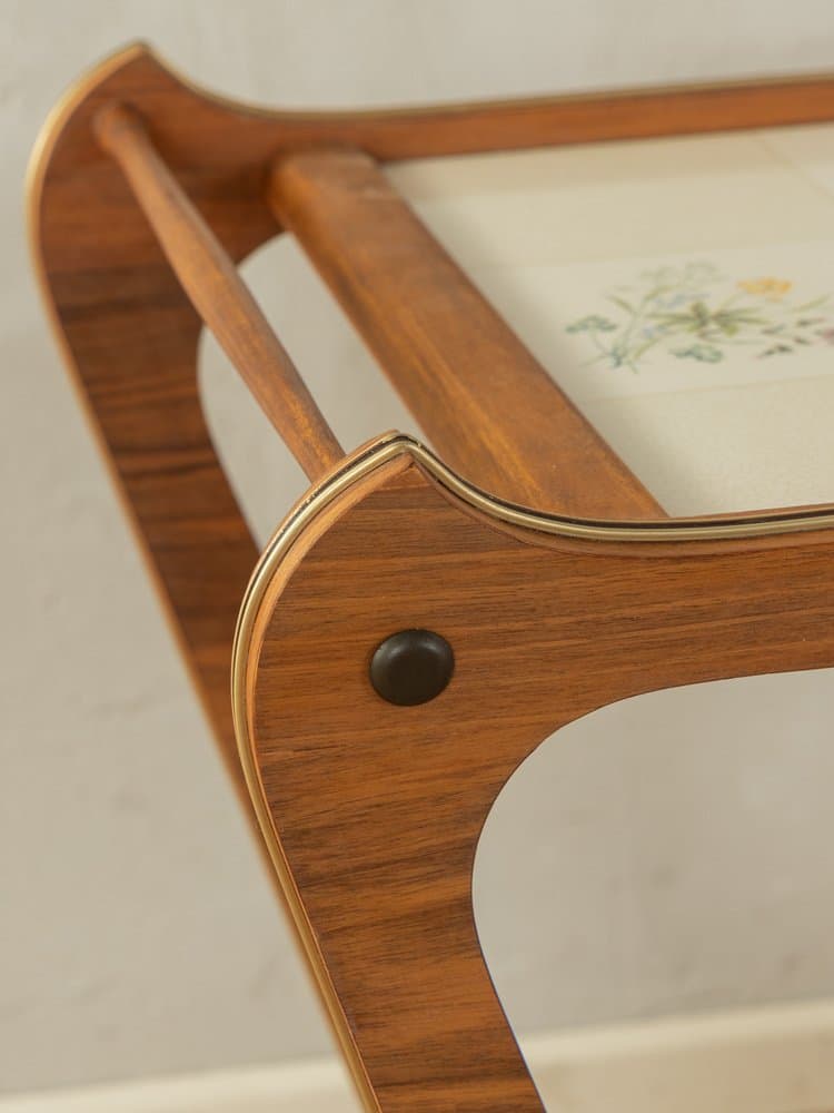 Barek na kółkach, brązowy, drewno, Niemcy, lata 50. - 284848