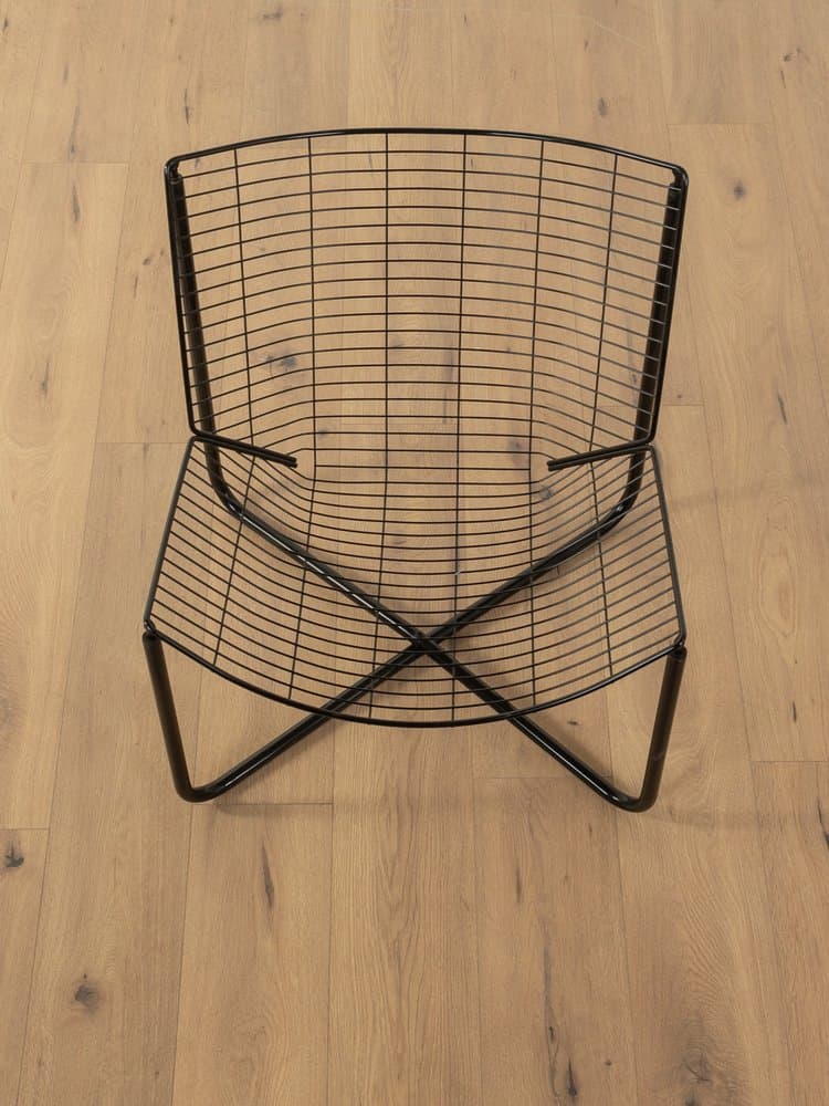 Three-piece living room set Järpen, black metal, glass, by N. Gammelgaard, Ikea, Sweden, 1980s - 284803