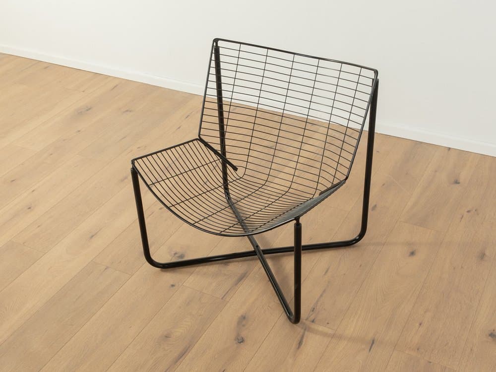 Three-piece living room set Järpen, black metal, glass, by N. Gammelgaard, Ikea, Sweden, 1980s - 284805