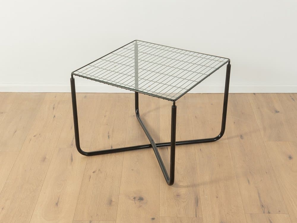 Three-piece living room set Järpen, black metal, glass, by N. Gammelgaard, Ikea, Sweden, 1980s - 284806