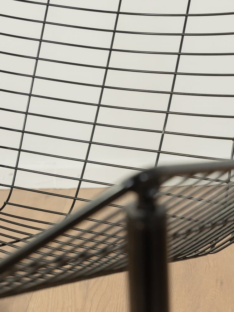 Fotel Järpen, metal czarny, proj. N. Gammelgaard, Ikea, Szwecja, lata 80. - 284794