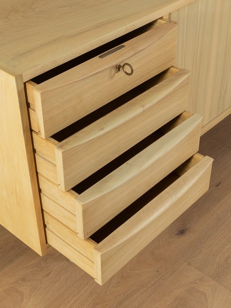 Kredens, orzech jasnobrązowy, Niemcy, lata 50. - 284689