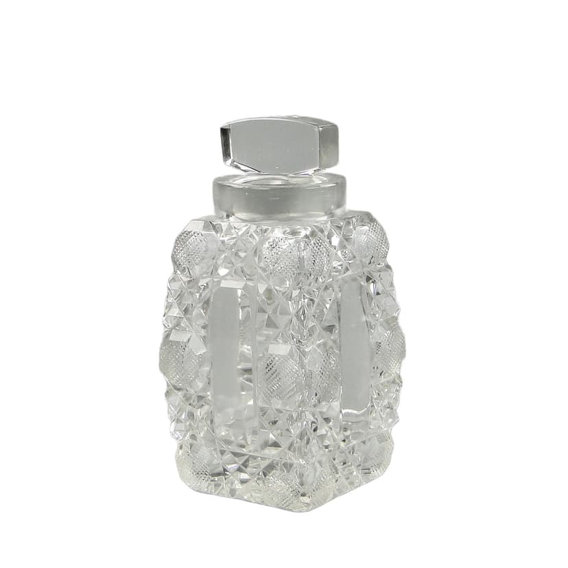 Herbatnica, Art Nouveau, kryształ transparentny, Francja, początek XX w.