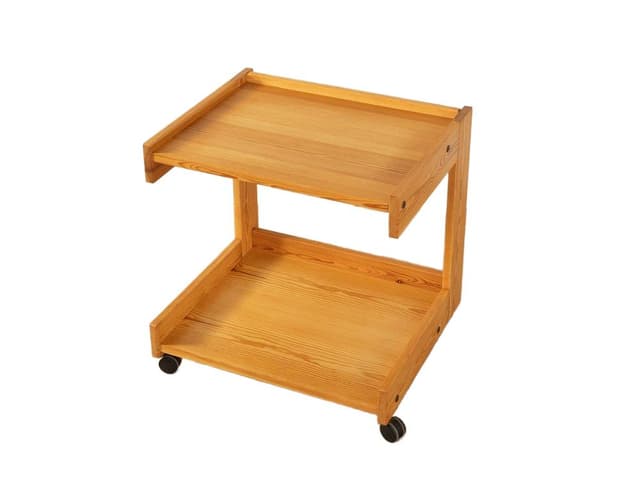 Stolik boczny Brimi, sosna brązowa, Ikea, Szwecja, lata 80. - WYMIARY